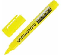 Текстовыделитель 12 шт в упаковке BRAUBERG "Energy" ЖЕЛТЫЙ линия 1-3 мм  150482