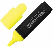 Текстовыделитель 10 шт в упаковке BRAUBERG "Contract" ЖЕЛТЫЙ линия 1-5 мм 150389