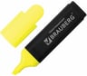 Текстовыделитель 10 шт в упаковке BRAUBERG "Contract" ЖЕЛТЫЙ линия 1-5 мм  150389