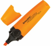 Текстовыделитель 12 шт в упаковке BRAUBERG "DELTA" ОРАНЖЕВЫЙ линия 1-5 мм  151724