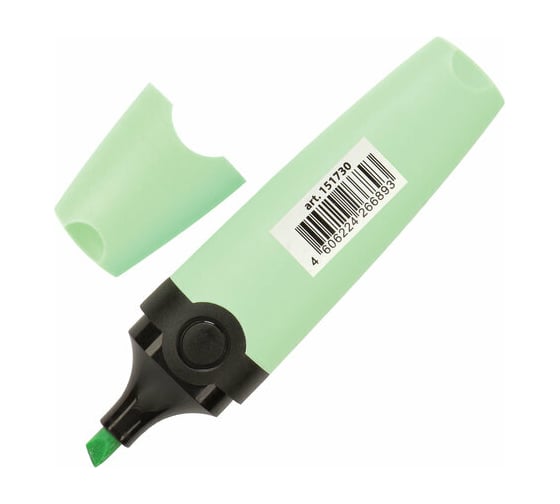 Текстовыделитель 12 шт в упаковке BRAUBERG "DELTA PASTEL" МЯТА линия 1-5 мм  151730