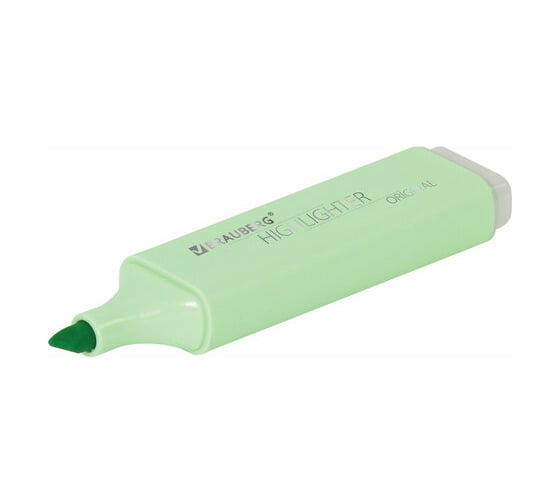 Текстовыделитель 12 шт в упаковке BRAUBERG "ORIGINAL PASTEL" МЯТА линия 1-5 мм  151692
