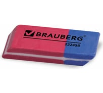 Набор ластиков 24 шт в упаковке BRAUBERG "Assistant 80" 4 шт. 41х14х8мм красно-синие прямоугольные 222458