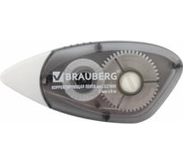 Корректирующая лента BRAUBERG BLACK&WHITE 5ммх8м корпус черный 24 шт. тонирован.механизм перемотки 227800