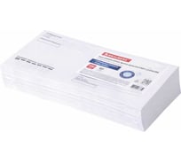 Конверты BRAUBERG Е65 110х220 мм, отрывная лента, "Куда-Кому" 80г/м2 комплект 100 шт, внутренняя запечатка 112195