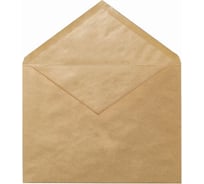 Крафт конверт BRAUBERG С5 162х229 мм комплект 50 шт., с клеевым слоем, треугольный клапан 112364