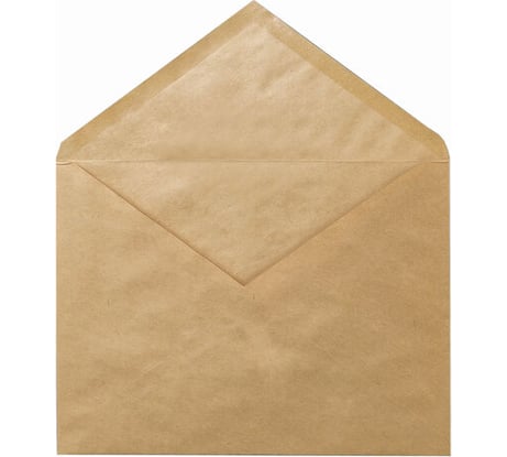 Крафт конверт BRAUBERG С5 162х229 мм комплект 50 шт., с клеевым слоем, треугольный клапан 112364