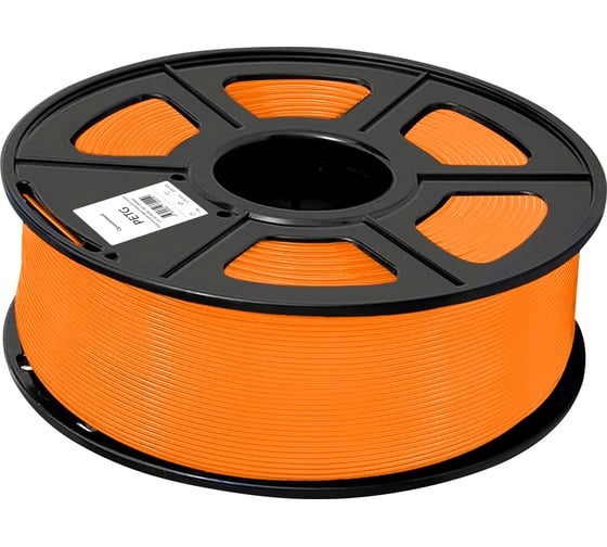 Пластик для принтера CACTUS 3D CS-3D-PETG-1KG-ORANGE PETG диаметр 1.75 мм, 1 кг, 1 цвет 2011118