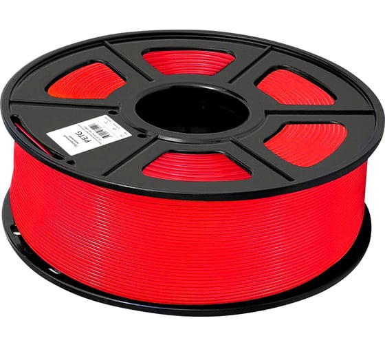 Пластик для принтера CACTUS 3D CS-3D-PETG-1KG-T-RED PETG диаметр 1.75 мм, 1 кг, 1 цвет 2011119