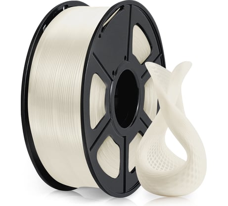 Пластик для принтера CACTUS 3D CS-3D-PLA-1KG-NATURA PLA диаметр 1.75 мм, 1 кг, 1 цвет 1974206