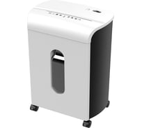 Шредер CACTUS CS-SH-K4 белый секретность P-4, фрагменты, 12 листов, 17 л, скрепки, скобы, пластиковые карты 2030100