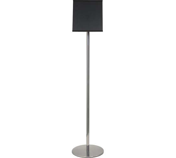 Информационная стойка Rusbarrier SIV-A4 CHROME-BLACK