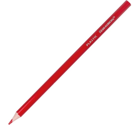 Цветные карандаши BRAUBERG PREMIUM пластиковые, 24 цвета, шестигранные, грифель мягкий 3 мм 181668