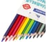 Цветные карандаши BRAUBERG PREMIUM AQUARELLE акварельные, 12 цветов, грифель мягкий 4 мм 181671 1