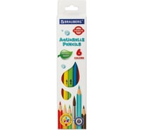 Карандаши цветные 24 шт в упаковке BRAUBERG акварельные PREMIUM AQUARELLE 6 цветов грифель мягкий 4 мм  181670