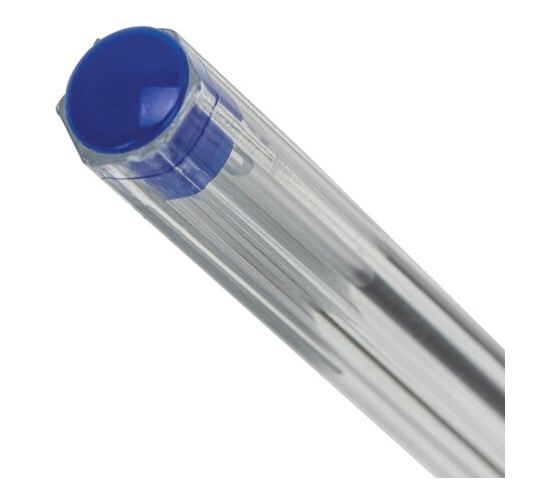 Ручки шариковые Staff Basic Budget Bp-04, набор 4 шт, синие, линия письма 0,5 мм 143873