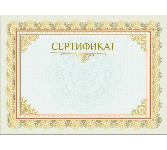 Сертификат 20 шт в упаковке BRAUBERG А4 горизонтальный бланк №2 мелованный картонконгревтиснение фольгой 128375 1