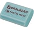 Ластик BRAUBERG Pastel Mini, 27x18x10 мм, ассорти пастельных цветов, экологичный ПВХ, 229581 4