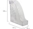 Вертикальный лоток для бумаг BRAUBERG Office 255х95х290 мм прозрачный 237231 8