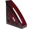 Вертикальный лоток для бумаг BRAUBERG Office style 245х90х285 мм тонированнный красный 237283 1