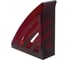 Вертикальный лоток для бумаг BRAUBERG Office style 245х90х285 мм тонированнный красный 237283 3