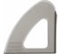 Вертикальный лоток для бумаг BRAUBERG Delta 240х90х240 мм тонированный серый 237241 5