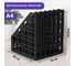 Вертикальный лоток для бумаг BRAUBERG MAXI Plus 240 мм 6 отделений сетчатый сборный черный 237015 3