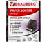 Вертикальный лоток для бумаг BRAUBERG MAXI Plus 240 мм 6 отделений сетчатый сборный черный 237015 13
