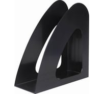 Вертикальный лоток для бумаг BRAUBERG Delta 240х90х240 мм черный 237239