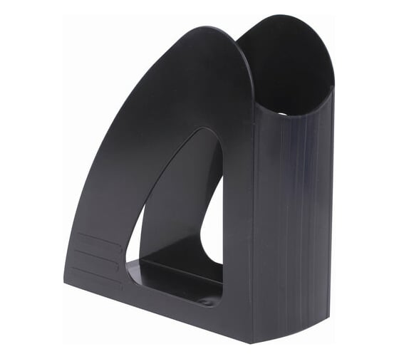 Вертикальный лоток для бумаг BRAUBERG Delta 240х90х240 мм черный 237239