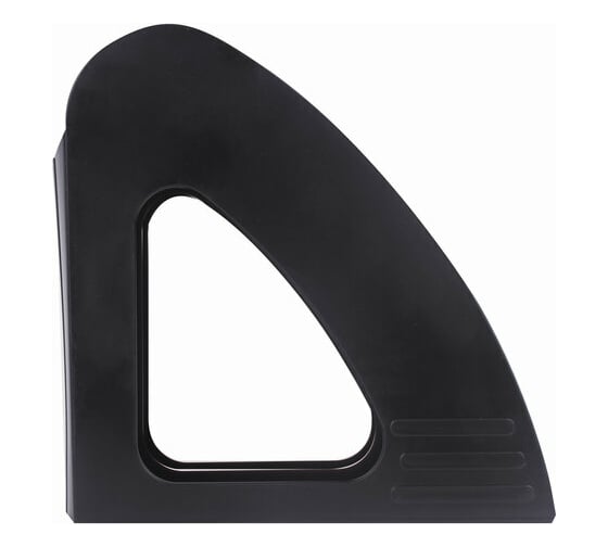 Вертикальный лоток для бумаг BRAUBERG Delta 240х90х240 мм черный 237239