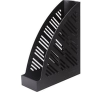 Вертикальный лоток для бумаг BRAUBERG Standard+ 250х90х300 мм черный 237224