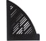 Вертикальный лоток для бумаг BRAUBERG Standard+ 250х90х300 мм черный 237224 5