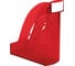 Вертикальный лоток для бумаг BRAUBERG Office 255х95х290 мм тонированный красный 237233 3