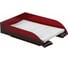 Горизонтальный лоток для бумаг BRAUBERG Office style 320х245х65 мм тонированный красный 237291 3
