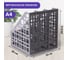 Вертикальный лоток для бумаг BRAUBERG MAXI Plus 240 мм 3 отделения сетчатый сборный серый 237014 4