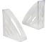 Вертикальный лоток для бумаг BRAUBERG Office style 245х90х285 мм прозрачный 237280 2