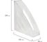 Вертикальный лоток для бумаг BRAUBERG Office style 245х90х285 мм прозрачный 237280 7