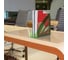 Вертикальный лоток для бумаг BRAUBERG Office style 245х90х285 мм тонированный зеленый 237284 4