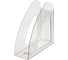 Вертикальный лоток для бумаг BRAUBERG Delta 240х90х240 мм прозрачный 237242 1