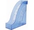 Вертикальный лоток для бумаг BRAUBERG Office 255х95х290 мм тонированный синий 237232 1
