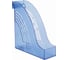 Вертикальный лоток для бумаг BRAUBERG Office 255х95х290 мм тонированный синий 237232 4
