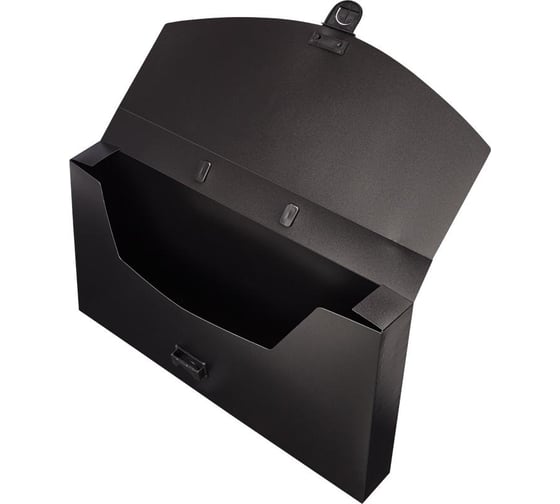 Пластиковая папка портфель Attache A4/06 40 мм, черный 112338