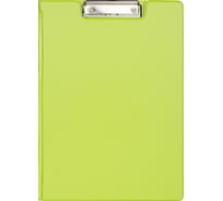 Папка-планшет с зажимом и крышкой Attache Bright colours A4, лайм 1209649