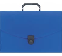 Пластиковая папка портфель Attache A4/06, 30 мм, синий 112335