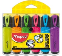 Набор текстовыделителей MAPED Fluo Pep's Classic 6 шт 150773