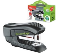 Степлер MAPED Greenlogic МИНИ №24/6, 26/6, до 15 листов, с антистеплером, черный 224947