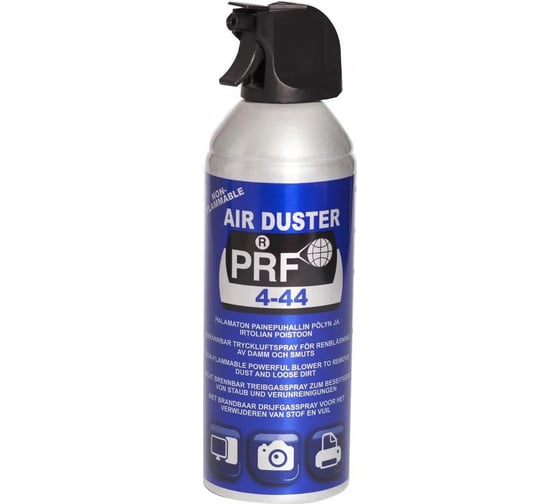 Сжатый воздух пневматический очиститель PRF с насадкой-триггером 520 ml 4-44 Air-Duster Trigger