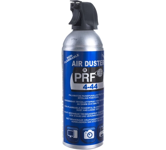 Сжатый воздух пневматический очиститель PRF с насадкой-триггером 520 ml 4-44 Air-Duster Trigger
