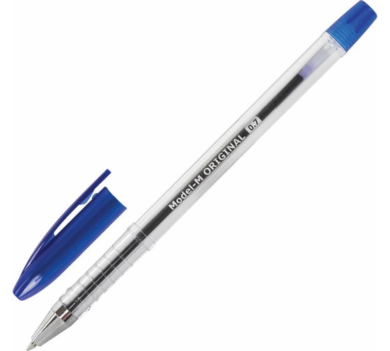 Ручка 12 шт в упаковке BRAUBERG шариковая масляная Model-M ORIGINAL СИНЯЯ узел 07 мм линия письма 035 мм  143250 1